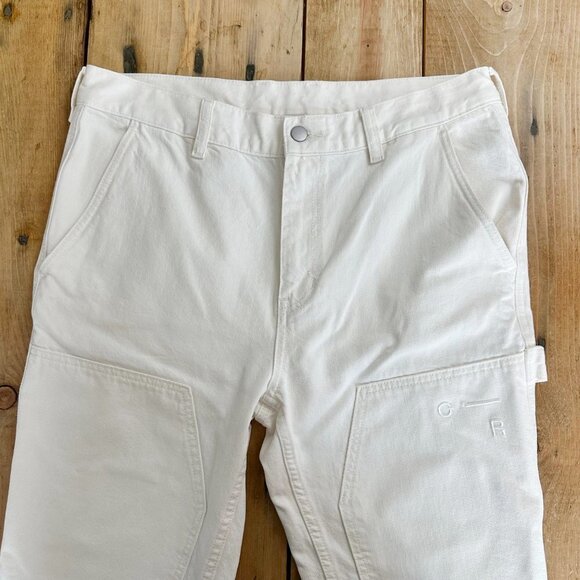 Pacsun Colour Range Carpenter Jeans Pants White M Waist 36 Recycled - Picture 3 of 11